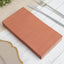 50-Pack Paper Napkins Terracotta (Rust) - Soft Disposable 2-Ply Dinner Napkins for Weddings