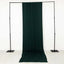 Hunter Emerald Green 4-Way Stretch Spandex Event Curtain Drapes, Wrinkle Free Backdrop Event Panel with Rod Pockets - 5ftx16ft