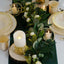 Premium Velvet 12"x108" Table Runner Hunter Emerald Green - Sheen Finish Reusable Table Decor