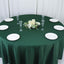 Polyester 108" Round Tablecloth Hunter Emerald Green - Wrinkle-Resistant Table Cover