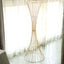 48" Tall Gold Metal Wire Hourglass Flower Frame Stand, Open Frame Reversible Trumpet Centerpiece Stand