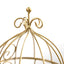 Candle Holder Gold Wrought Iron Cinderella Carriage Card Display - Wedding Table Accent 11"