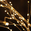 350 LED Lighted Birch Tree Design Warm White - Plug-in Remote Timer Lights with Detachable Base 6ft