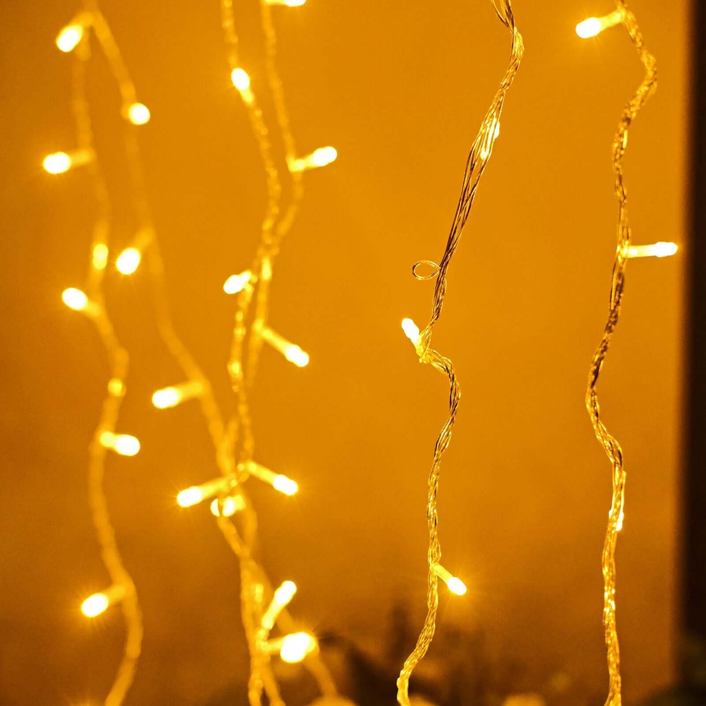 30ft Warm White 100 LED Connectable String Lights, 120V Fairy Lights