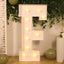 Giant LED Marquee Light Up Letter "F", White 4ft Pre-Cut Foam Board with 10 Warm White Battery Operated LEDs, Glue Gun and Sticks