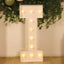 Giant LED Marquee Light Up Letter "I", White 4ft Pre-Cut Foam Board with 10 Warm White Battery Operated LEDs, Glue Gun and Sticks