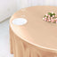 Satin 120" Round Tablecloth Nude - Stylish Seamless Table Cover