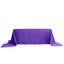 Polyester 90"x156" Rectangle Tablecloth Purple - Seamless Wrinkle-Resistant Table Cover