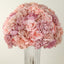Pre-Arranged Silk Rose Wedding Centerpiece, Blush Artificial Rose Flower Balls Arrangement Table Decor - 20"