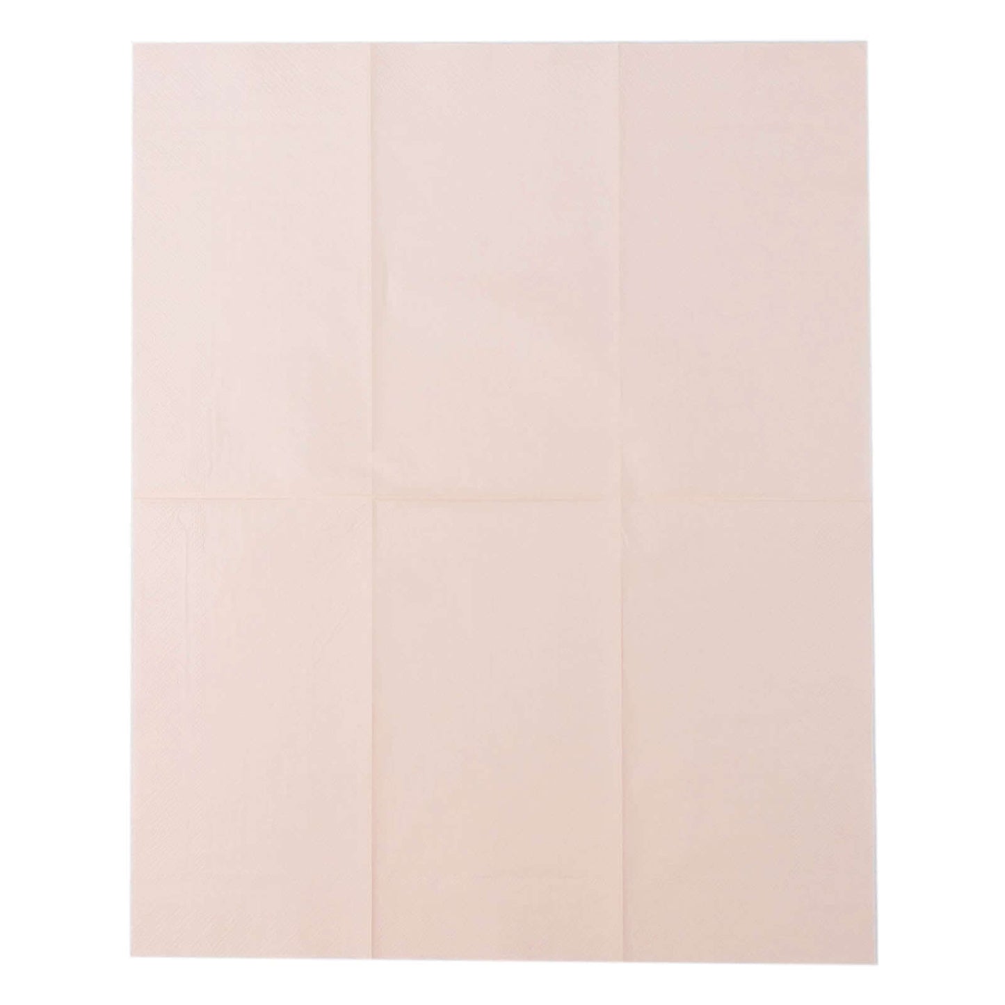 50-Pack Paper Napkins Blush - Soft Disposable 2-Ply Dinner Napkins for Weddings