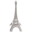 Eiffel Tower Table Centerpiece Metal Silver - Stylish Decorative Cake Topper for Parties & Gatherings 10"