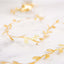 67ft Olive Gold Leaf Ribbon Trim, Artificial Vines Leaf Garland For DIY Craft Party Wedding Home Decor