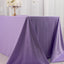 Scuba Rectangular 90"x132" Tablecloth Lavender Lilac - Wrinkle Free, Stain Resistant & Seamless Table Cover