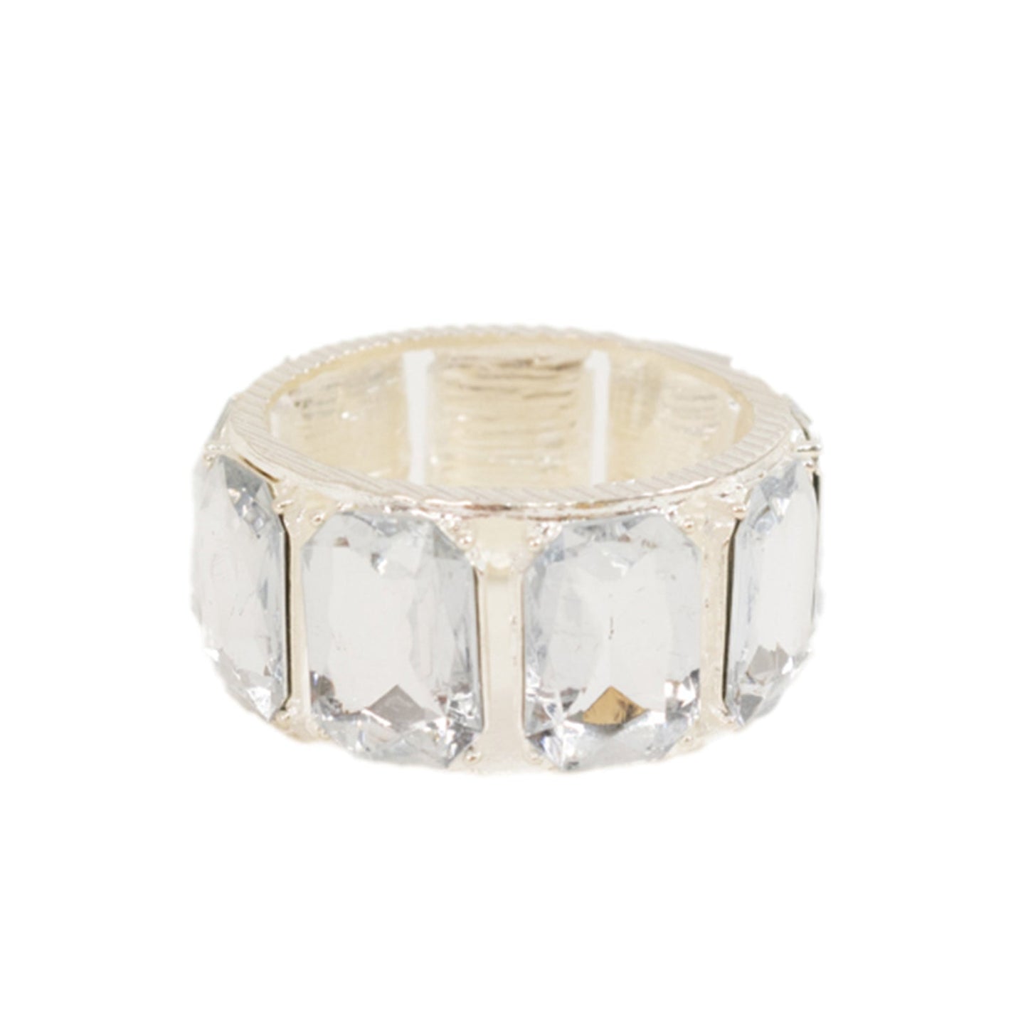 4 Pack Crystal Diamond Gem Napkin Rings â€“ Luxury Napkin Holders for Elegant Table Decor