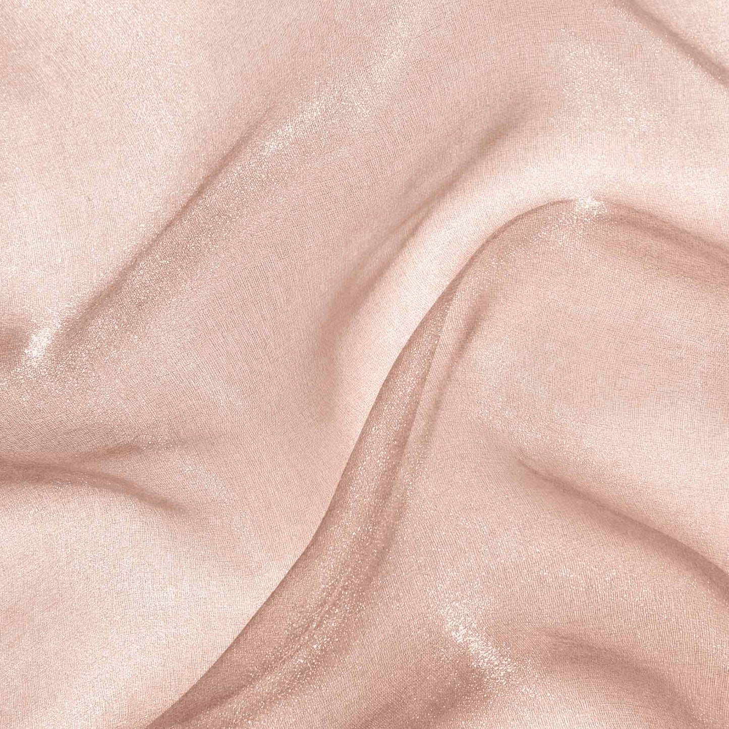 12"x10yd Nude Sheer Chiffon Fabric Bolt, DIY Voile Drapery Fabric