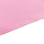 Premium Polyester Square Tablecloth 70"x70" Pink 220GSM Wrinkle-Resistant Table Cover