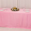 Lamour Satin 90"x156" Rectangle Tablecloth Pink - Luxurious, Soft Seamless Table Cover