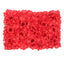 11 Sq ft. Red 3D Silk Rose and Hydrangea Flower Wall Mat Backdrop - 4 Artificial Panels