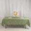 Polyester 60"x102" Rectangle Tablecloth Dusty Sage Green with Gold Foil Tree Branch Pattern - Wrinkle-Resistant & Durable Table Cover