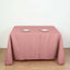 Polyester Square 90"x90" Tablecloth Dusty Rose - Wrinkle-Resistant & Durable Table Cover