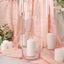 6-Pack Glass Flower Vases Cylinder Design Heavy Duty Clear - Stylish Centerpieces for Weddings 12"