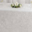 Premium Crushed Velvet 90"x156" Rectangle Tablecloth White - Reusable Soft & Sophisticated Seamless Table Cover