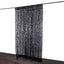 8ftx8ft Black Big Payette Sequin Event Curtain Drapes, Backdrop Event Panel