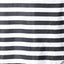 Satin 90"x156" Rectangle Tablecloth Black/White - Stripe Design with Seamless Finish Table Cover