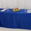 Lamour Satin 90"x156" Rectangle Tablecloth Royal Blue - Luxurious, Soft Seamless Table Cover