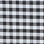 5 Pack Polyester 15"x15" Napkins Black/White Buffalo Plaid Gingham Style Cloth Napkins for Casual & Outdoor Dining