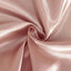 Satin 90" Round Tablecloth Dusty Rose - Smooth and Lustrous Table Cover