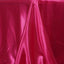 Satin Rectangular 90"x156" Tablecloth Fuchsia - Seamless Table Cover