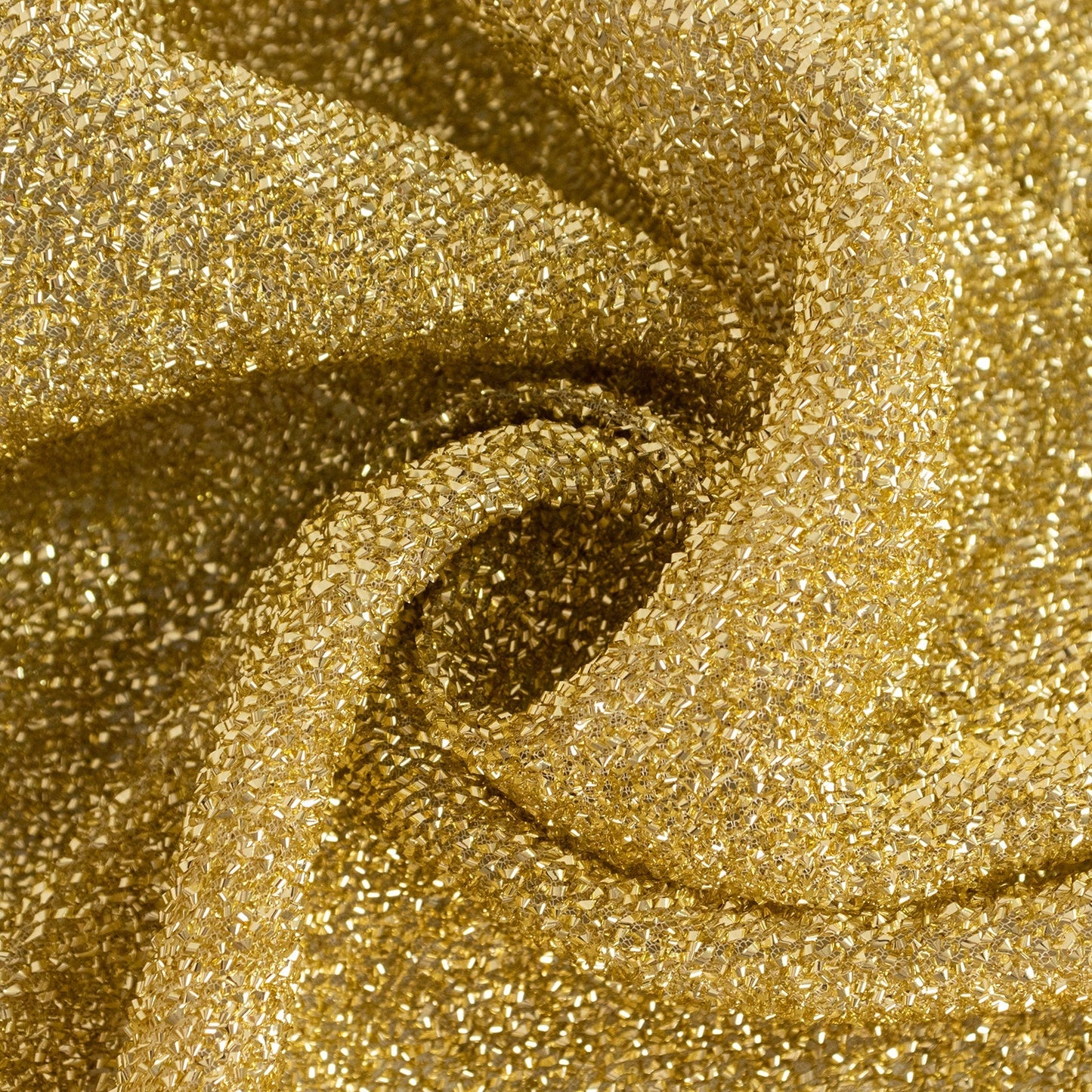 Metallic Spandex 36" Fitted Glitter Round Cocktail Table Cover Champagne - Stretch Fit for High Top Tables