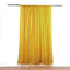 8ft Gold Metallic Fringe Shag Event Drapery Panel, Shimmery Tinsel Polyester Divider Backdrop Curtain