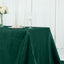 Taffeta 90"x156" Rectangle Tablecloth Hunter Emerald Green - Accordion Crinkle Seamless Table Cover