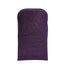 Stretch Spandex Chair Cover Purple for Folding Chairs - Metallic Shimmer Tinsel Back Design Fitted Slipcover