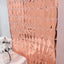 Shiny Rose Gold Metallic Foil Rectangle Curtain Party Backdrop Door Window Curtain - 3ftx6.5ft