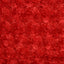Satin 90"x156" Rectangle Tablecloth Red - Grandiose 3D Rosette Table Cover with Seamless Finish