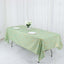 Polyester 60"x102" Rectangle Tablecloth Sage Green with Gold Foil Geometric Pattern - Wrinkle-Resistant & Durable Table Cover