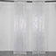 2 Pack Silver Sequin Event Curtain Drapes with Rod Pockets, Seamless Backdrop Event Panels - 8ftx2ft