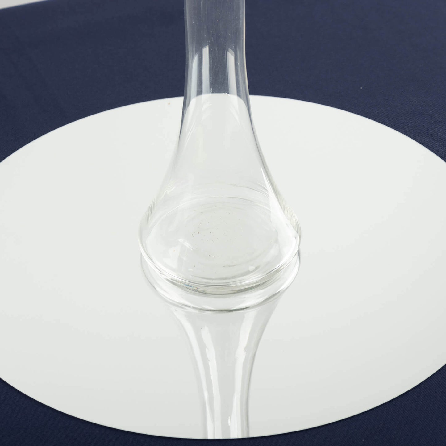 6-Pack Glass Eiffel Tower Vases Clear with Round Base - Tall Skinny Flower Bud Wedding Centerpieces 16"