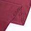 Premium Polyester 132" Round Tablecloth Burgundy - Seamless 220GSM Wrinkle-Resistant Table Cover