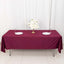 Scuba Rectangular 60"x102" Tablecloth Burgundy - Wrinkle Free & Stain Resistant Table Cover