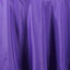 Polyester 120" Round Tablecloth Purple - Seamless Wrinkle-Resistant Table Cover