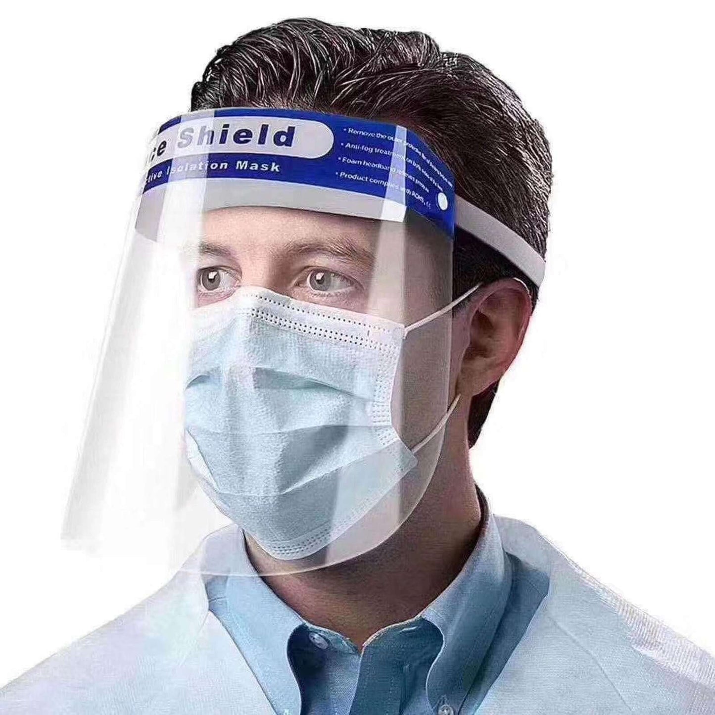 50 Pack 3 Ply Disposable Face Mask Non Woven Mask with Ear Loop