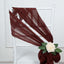 5 Pack Cheesecloth Gauze 16"x88" Chair Sashes Burgundy - Boho Chair Decorations