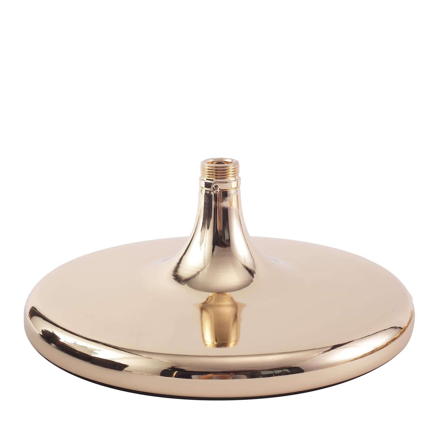 Metal Cake Stand Round Design Metallic Gold with Crystal Chains 14" Dia - Cupcake Dessert Pedestal 16"Tall