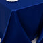 Lamour Satin 90"x132" Rectangle Tablecloth Royal Blue - Soft & Silk-Like Seamless Table Cover