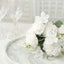 3 Pack 14" White Artificial Silk Carnation Flower Arrangements, Faux Floral Bouquets Bushes