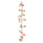 6ft Blush Artificial Silk Peony Hanging Flower Garland, Faux Vine
